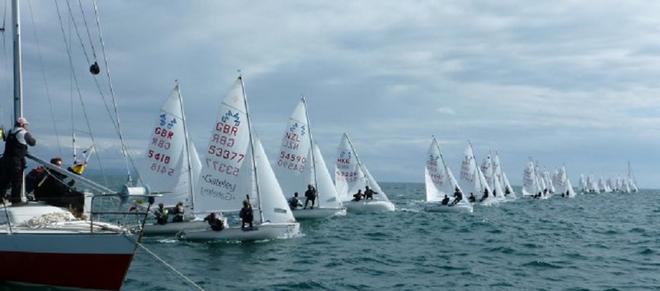 Race 10, GBR Nats, Wales - Final series,day two, GBr 420 Nationals. © Rob Burn